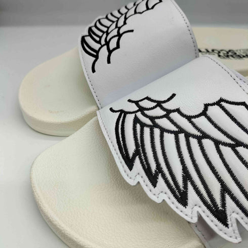 アディダスオリジナルス adidas Originals JEREMY SCOTT JS MONOGRAM ADILETTE WINGS メンズ JPN:27.5