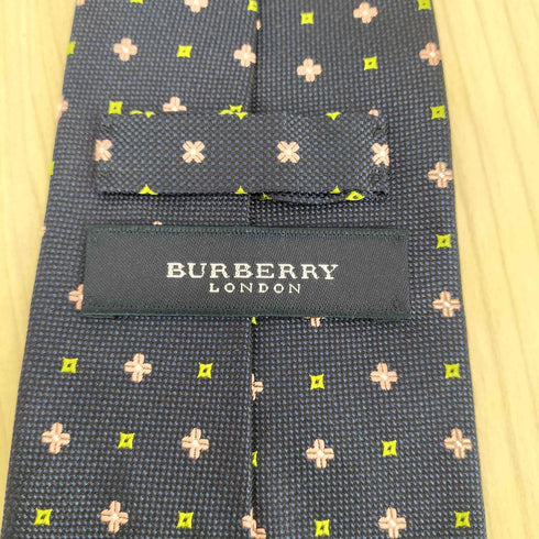 バーバリーロンドン BURBERRY LONDON 小花柄ネクタイ メンズ