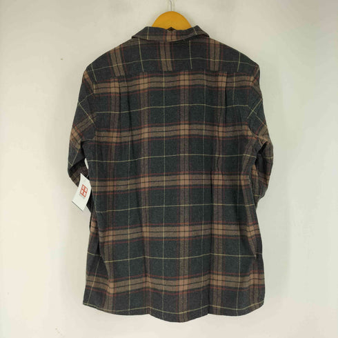 フェアファクス FAIRFAX チェック L/S 開襟シャツ メンズ import:L