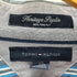 トミーヒルフィガー TOMMY HILFIGER 80s TWO PLY コットン ボタンダウン マルチ ストライプ L/S シャツ ビックサイズ メンズ XXL