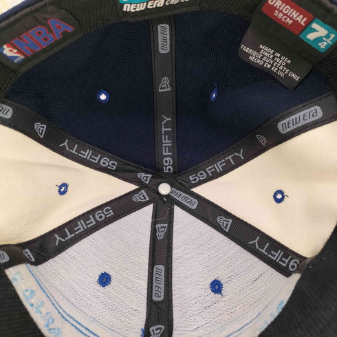 ニューエラ NEW ERA 90S USA製 バスケットボール チーム ロゴ 刺繍 6パネル ベースボール キャップ メンズ 7 1/4 28CM
