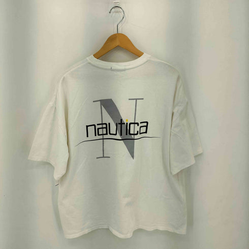 ノーティカ NAUTICA バックビッグロゴ ポケット刺繍 クルーネック半袖Tシャツ カットソー メンズ M