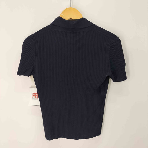 マックスマーラ MAX MARA MADE IN ITALY 白タグ レーヨン混 半袖 ニットカーディガン レディース JPN:S