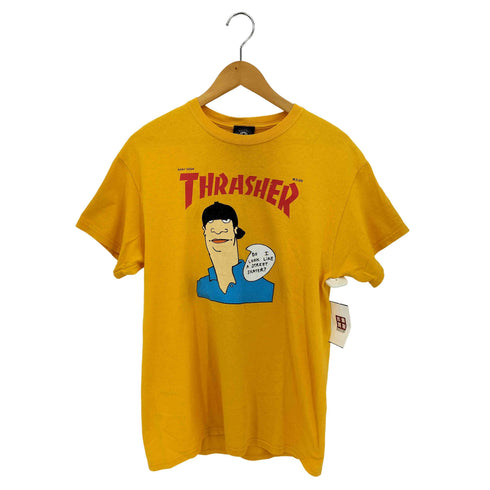スラッシャー THRASHER キャラクターロゴプリント クルーネック半袖Tシャツ カットソー メンズ M