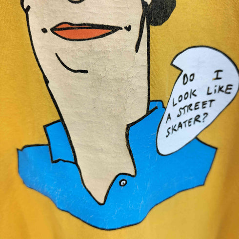スラッシャー THRASHER キャラクターロゴプリント クルーネック半袖Tシャツ カットソー メンズ M
