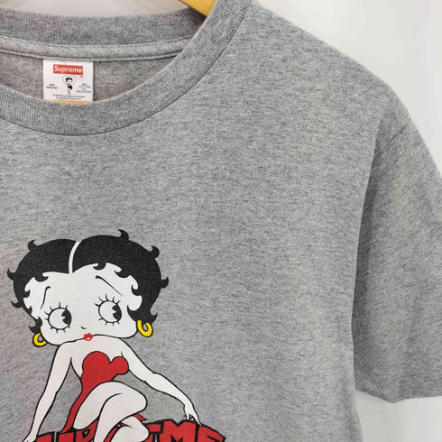 シュプリーム Supreme Betty Boop Tee ベティブープ フロントロゴプリント クルーネック半袖Tシャツ カットソー メンズ M