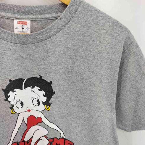 シュプリーム Supreme Betty Boop Tee ベティブープ フロントロゴプリント クルーネック半袖Tシャツ カットソー メンズ  M
