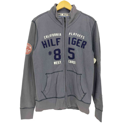 トミーヒルフィガー TOMMY HILFIGER Vitage Fit ロゴ刺繍 ジップアップスウェット メンズ import:M