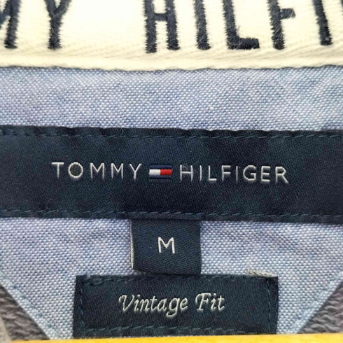 トミーヒルフィガー TOMMY HILFIGER Vitage Fit ロゴ刺繍 ジップアップスウェット メンズ import:M