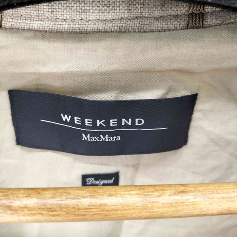 ウィークエンドマックスマーラ Weekend Max Mara MADE IN ITALY リネン100 ベスト レディース 36