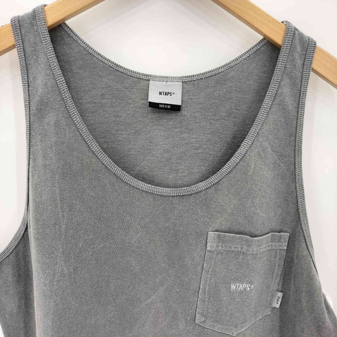 ダブルタップス WTAPS SLIP OVER TANK スリップオーバー ノースリーブ タンクトップ カットソー メンズ X 02
