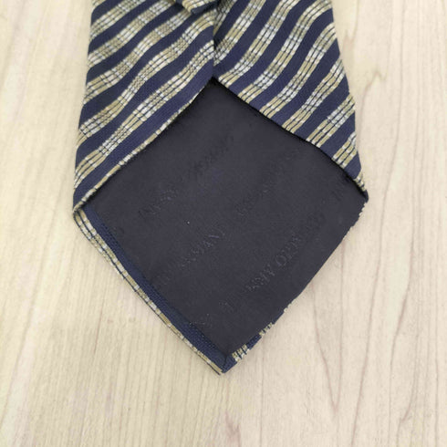 ジョルジオアルマーニ Giorgio Armani ストライプチェック柄 ネクタイ メンズ