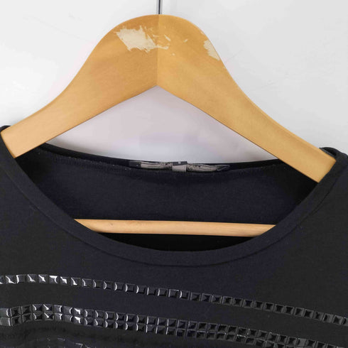 ウィークエンドマックスマーラ Weekend Max Mara レーヨン混 ブロックラバープリント レースデザイン 半袖 Tシャツ レディース JPN:S