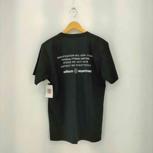 ユニフォームエクスペリメント uniform experiment UEN PHYSICAL FITNESS TEE バックプリントデザイン クルーネック半袖Tシャツ カットソー メンズ 2