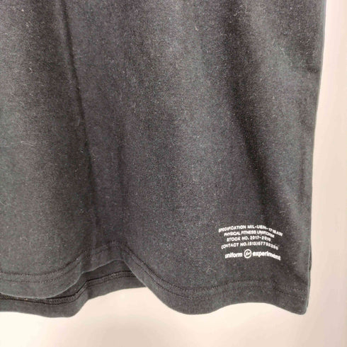 ユニフォームエクスペリメント uniform experiment UEN PHYSICAL FITNESS TEE バックプリントデザイン クルーネック半袖Tシャツ カットソー メンズ 2