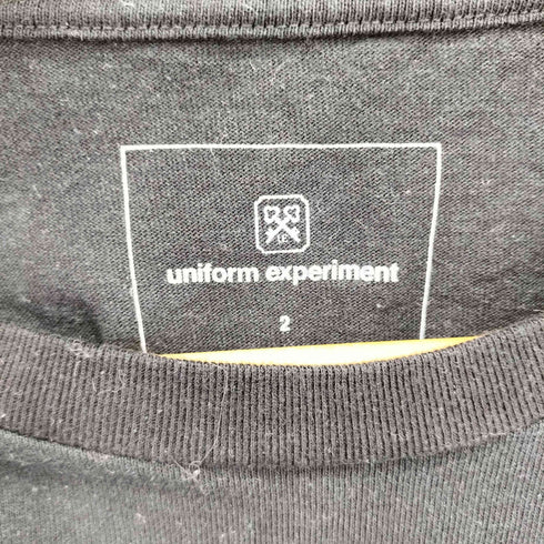 ユニフォームエクスペリメント uniform experiment UEN PHYSICAL FITNESS TEE バックプリントデザイン クルーネック半袖Tシャツ カットソー メンズ 2