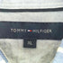 トミーヒルフィガー TOMMY HILFIGER ロゴ刺繍 ボタンダウン ボーダー 半袖シャツ メンズ import:XL