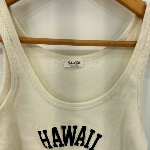 J.GALT HAWAII フロントパッチデザイン ノースリーブ タンクトップ カットソー Y2K レディース