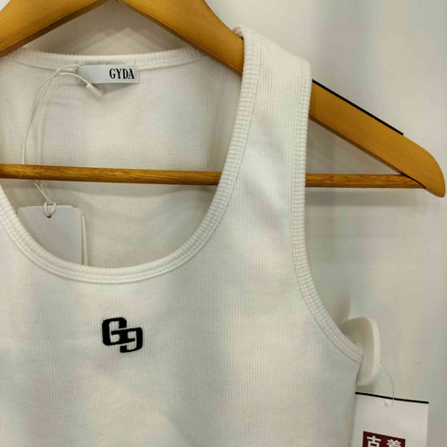 ジェイダ GYDA GG embroidery テレコタンクトップ レディース F