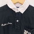 ラルフローレン RALPH LAUREN 90s ロゴ刺繍 背面ナンバリング 長袖ラガーシャツ レディース S