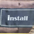 install ウール混 リブニット 波状模様コート レディース 9AR