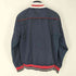 トミーヒルフィガー TOMMY HILFIGER 90S USA製 裏地メッシュ パイピング リブボーダー切替え ブルゾン ジャケット メンズ