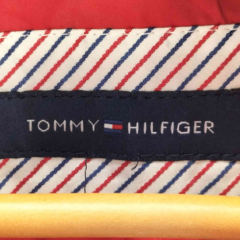 トミーヒルフィガー TOMMY HILFIGER 90S USA製 裏地メッシュ パイピング リブボーダー切替え ブルゾン ジャケット メンズ