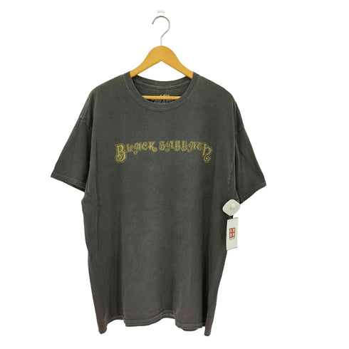 BLACK SABBATH プリントタグ クラック フェードデザイン 半袖Tシャツ カットソー メンズ L