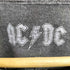 AC DC フロントラメ プリント クロップド半袖Tシャツ カットソー Y2K レディース L/XL