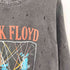 PINK FLOYD デストロイ クロップド半袖Tシャツ カットソー Y2K レディース L/XL