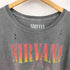 NIRVANA ダメージ加工 クルーネック半袖Tシャツ カットソー Y2K メンズ O/S