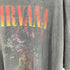 NIRVANA ダメージ加工 クルーネック半袖Tシャツ カットソー Y2K メンズ O/S
