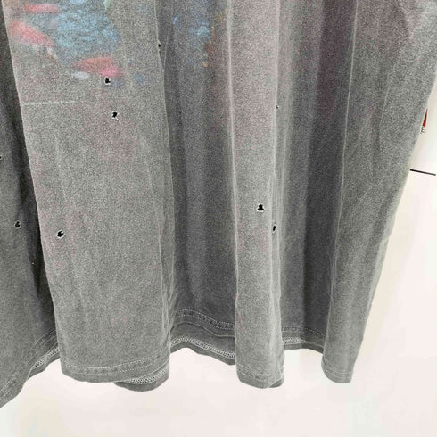 NIRVANA ダメージ加工 クルーネック半袖Tシャツ カットソー Y2K メンズ O/S
