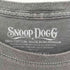 SNOOP DOGG ラメプリント クルーネック半袖Tシャツ カットソー Y2K レディース