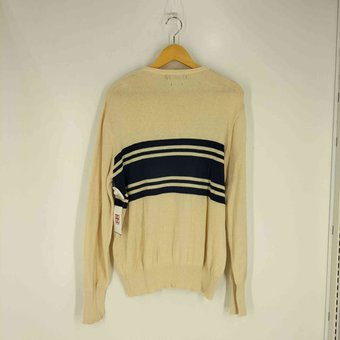 ポロバイラルフローレン Polo by RALPH LAUREN フロントボーダー コットンニット メンズ import:M