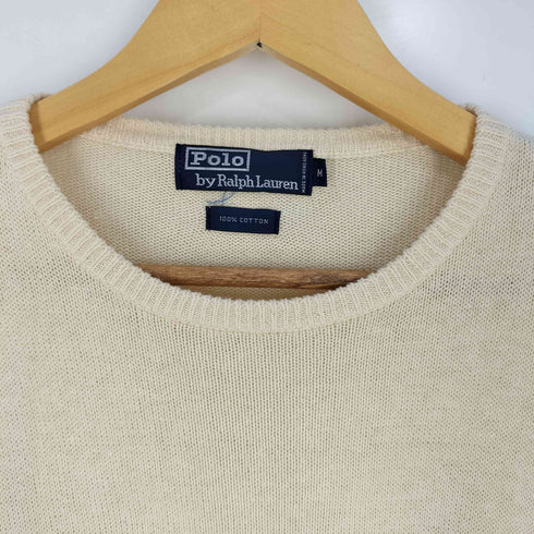 ポロバイラルフローレン Polo by RALPH LAUREN フロントボーダー コットンニット メンズ import:M