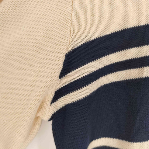 ポロバイラルフローレン Polo by RALPH LAUREN フロントボーダー コットンニット メンズ import:M