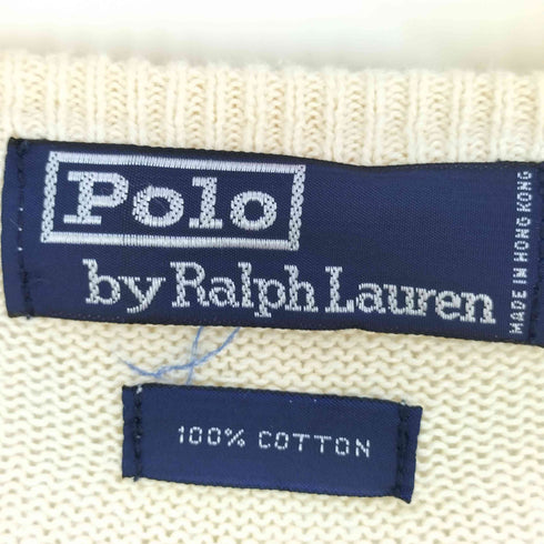 ポロバイラルフローレン Polo by RALPH LAUREN フロントボーダー コットンニット メンズ import:M