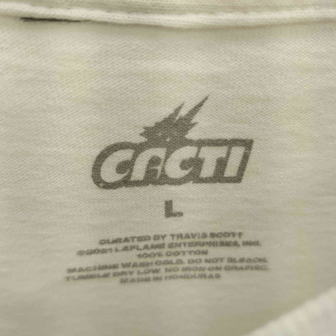 カクタスジャック CACTUS JACK CACTI カクタイ 両面プリント 半袖Tシャツ カットソー メンズ L