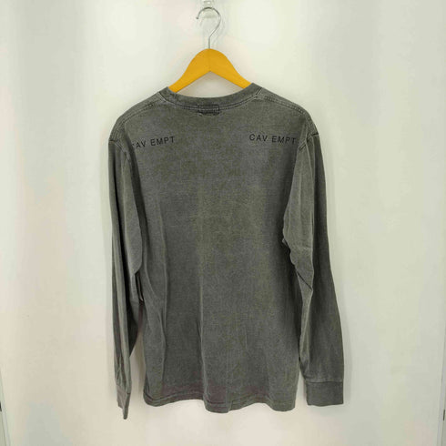 シーイー C.E フロントロゴプリント クルーネック長袖Tシャツ カットソー メンズ L
