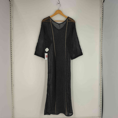 ヘイライフストア Hey life store mesh linen knit dress レディース
