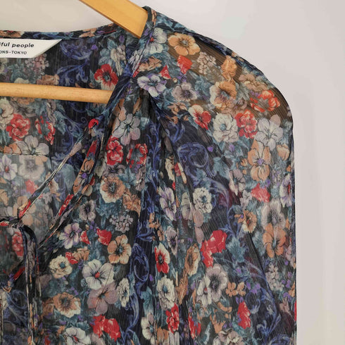 ビューティフルピープル beautiful people wallpaper flower pt volume sleeve blouse レディース JPN:34