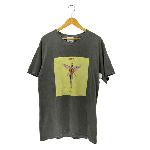 インソニアプロジェクツ Insonnia Projects × NIRVANA In Utero インユーテロ グラフィックプリント クルーネック半袖Tシャツ カットソー メンズ 2