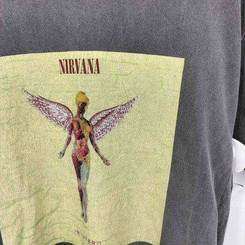 インソニアプロジェクツ Insonnia Projects × NIRVANA In Utero インユーテロ グラフィックプリント クルーネック半袖Tシャツ カットソー メンズ 2