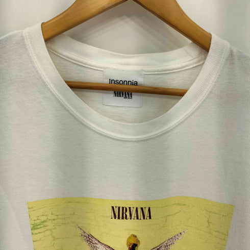 インソニアプロジェクツ Insonnia Projects × NIRVANA In Utero インユーテロ グラフィックプリント クルーネック半袖Tシャツ カットソー メンズ