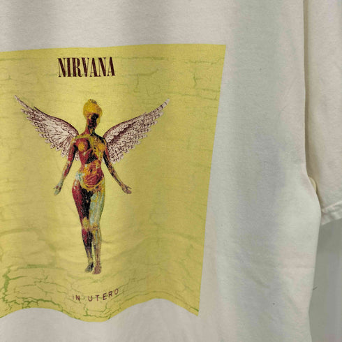インソニアプロジェクツ Insonnia Projects × NIRVANA In Utero インユーテロ グラフィックプリント クルーネック半袖Tシャツ カットソー メンズ
