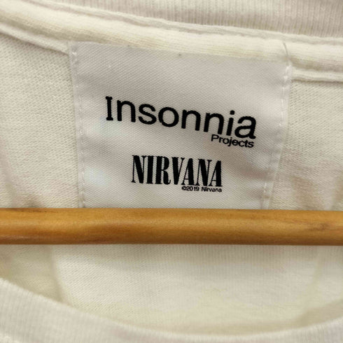 インソニアプロジェクツ Insonnia Projects × NIRVANA In Utero インユーテロ グラフィックプリント クルーネック半袖Tシャツ カットソー メンズ