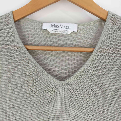 マックスマーラ MAX MARA 00S 銀タグ コットンナイロン ニット レディース