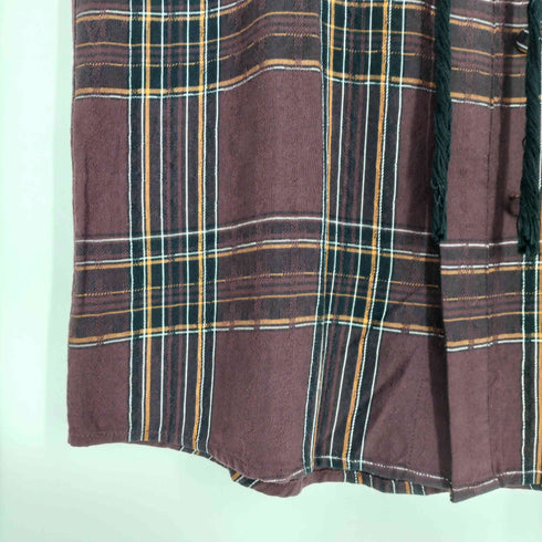 シャリーフ SHAREEF チェックレーヨン 半袖シャツ メンズ JPN:2