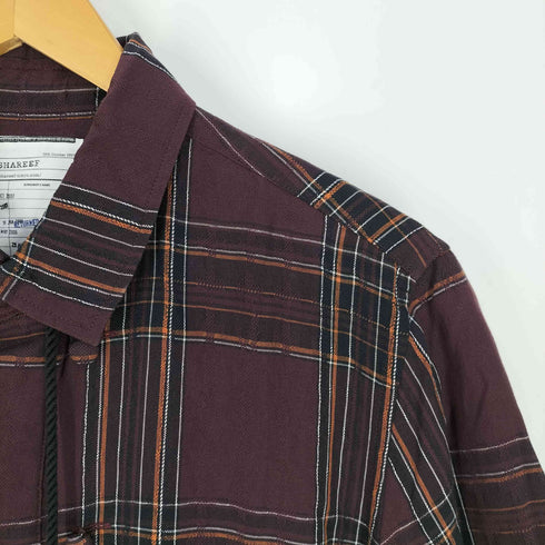 シャリーフ SHAREEF チェックレーヨン 半袖シャツ メンズ JPN:2